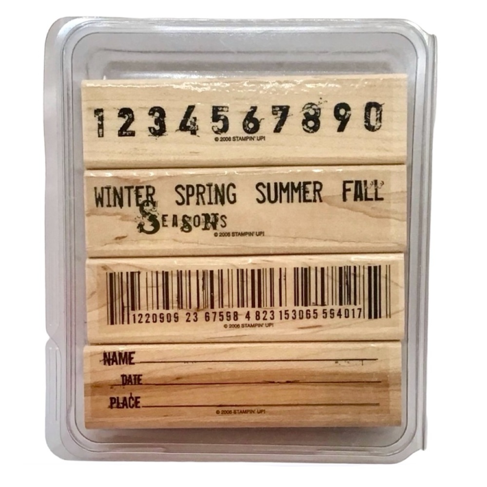 Stampin’ Up! 2006 “Down to Business” Rubber Stamp Set